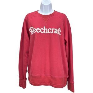 Camp David Women’s Medium Red Beechcraft‎ Raglan Crewneck Sweatshirt